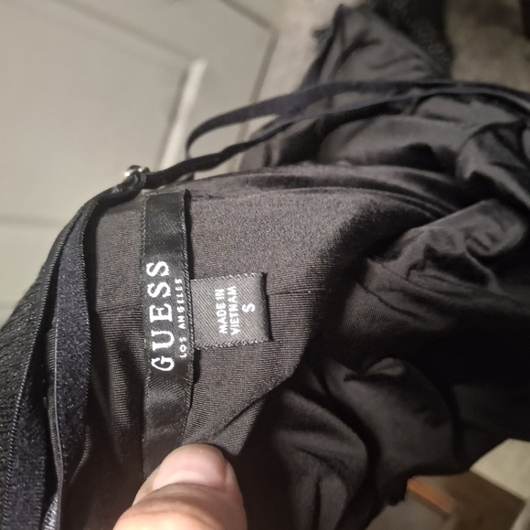 Black Lace Mini Dress - Picture 2 of 3